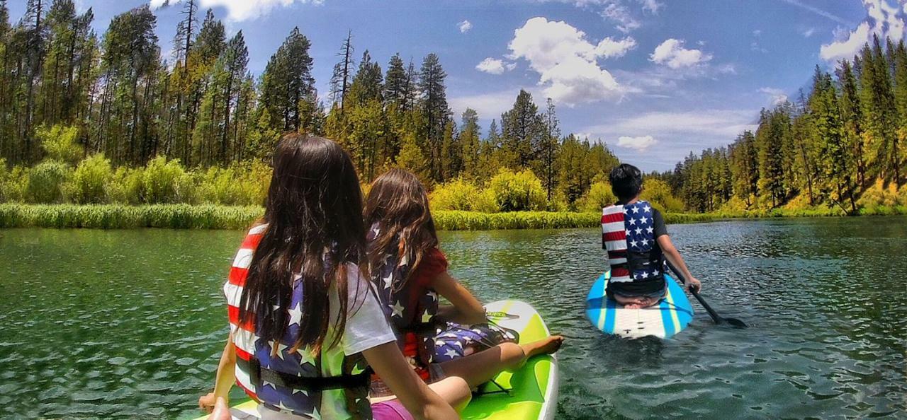 Bend-Sunriver Camping Resort Studio Cabin 6 Luaran gambar